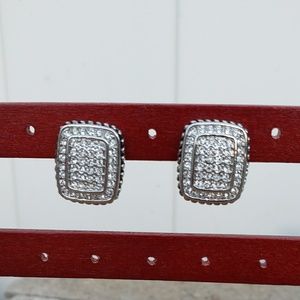 Park Lane Costume Jewelry Silver Pierced Earrings